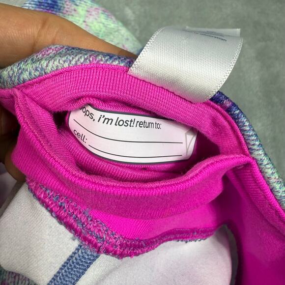 Ivivva Lululemon Tie Dye Abstract Full Length Leggings Kids Girls size 12 - Picture 3 of 10